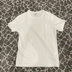 Men’s J.Crew White Pocket Tee